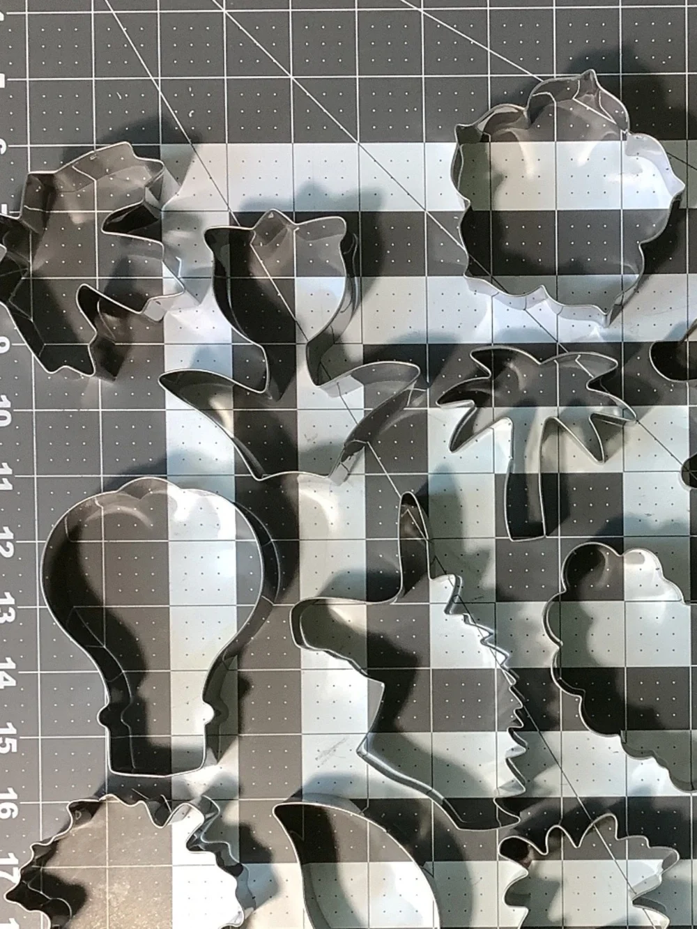 Cookie Cutters Set, Metal, 20 pcs